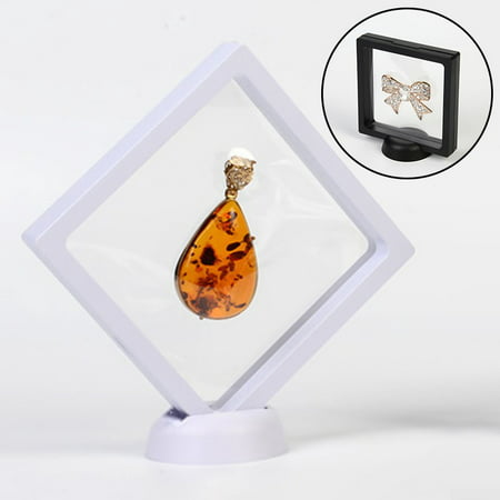 3D Stands Floating Frame Display Holder Jewelry Set of 10 NEW Coin Display Box